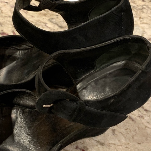 Stephen Kelian  black suede, belt buckle , shoes - Picture 8 of 13